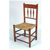 Image 5 : A PAIR OF RUSH-SEAT SPINDLE-BACK SIDE CHAIRS