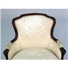 Image 4 : A SILK BROCADE UPHOLSTERED FRENCH PROVINCIAL BERGERE