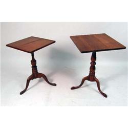 TWO COLONIAL-REVIVAL CANDLESTANDS