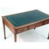 Image 2 : A GEORGE III STYLE GREEN LEATHER-TOPPED "PARTNER`S DESK"