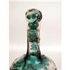 Image 3 : A PARCEL-GILT EMERALD AND COLORLESS GLASS CAMEO GLASS STOPPERED DECANTER