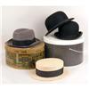 Image 1 : A GROUP OF FOUR GENTLEMEN`S HATS