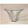 Image 1 : A MACHINED ALUMINUM AND MOLDED GLASS BACCARAT LOW TABLE