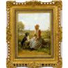 Image 1 : A FRAMED OIL ON BOARD