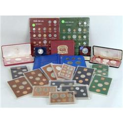 AN ASSORTED GROUP OF FOREIGN PROOF COIN SETS