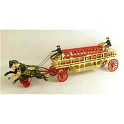 A CAST IRON POLYCHROME-PAINT DECORATED TOY