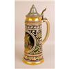 Image 1 : A GLAZED CERAMIC BEER STEIN