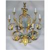 Image 1 : A NEOCLASSICAL STYLE CARVED GILTWOOD SIX LIGHT WALL SCONCE