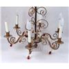 Image 5 : A GILT METAL SIX-ARM CHANDELIER
