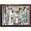 Image 1 : A FRAMED ABSTRACT OIL ON BOARD