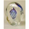 Image 3 : TWO COLORLESS AND IRIDESCENT GLASS TEARDROP-FORM PAPERWEIGHTS