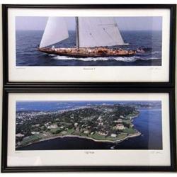 TWO FRAMED PRINTS