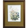Image 2 : TWO FRAMED POLYCHROME FLORAL PRINTS