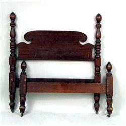 AN EMPIRE-STYLE HEAD- AND FOOTBOARD