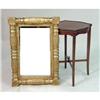 Image 1 : A CLASSICAL GILTWOOD LOOKING GLASS