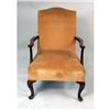 Image 4 : A GEORGE III-STYLE MAHOGANY LIBRARY ARMCHAIR