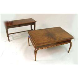 A SMALL SPADE-FOOT TABLE