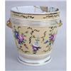Image 2 : A POLYCHROME PARCEL-GILT DECORATED PORCELAIN JARDINIERE
