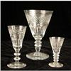 Image 2 : A LARGE GROUP OF COLORLESS GLASS STEMWARE