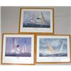 Image 1 : A GROUP OF THREE FRAMED AMERICA`S CUP PRINTS