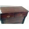 Image 5 : AN EMPIRE FIGURED MAHOGANY CHEST OF DRAWERS