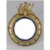 Image 1 : A CLASSICAL-STYLE EAGLE-DECORATED GILTWOOD CONVEX MIRROR