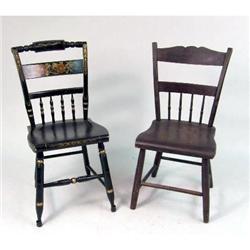 A HITCHCOCK-STYLE SIDE CHAIR