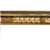 Image 3 : A GILDED AND GOLD-PAINTED HORIZONTAL TRIPARTATE PIER MIRROR