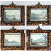 Image 1 : A SET OF FOUR NEAPOLITAN SCHOOL FRAMED WATERCOLORS
