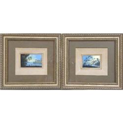 A PAIR OF FRAMED NEOPOLITAN SCHOOL GOUACHES