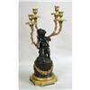 Image 5 : A PAIR OF GILT-BRONZE AND EBONIZED CLASSICAL-THEMED CANDELABRA