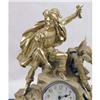 Image 2 : A GILT METAL FIGURAL MANTLE CLOCK