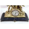 Image 4 : A GILT METAL FIGURAL MANTLE CLOCK