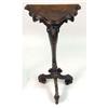 Image 2 : A PAIR OF ORNATELY-CARVED WALNUT-AND-VENEER PLANT STANDS