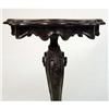 Image 3 : A PAIR OF ORNATELY-CARVED WALNUT-AND-VENEER PLANT STANDS