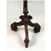 Image 4 : A PAIR OF ORNATELY-CARVED WALNUT-AND-VENEER PLANT STANDS