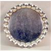 Image 1 : A ROUND STERLING SILVER TRAY