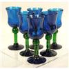 Image 2 : A GROUP OF TWENTY-TWO COBALT BLUE GLASSES