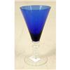 Image 5 : A GROUP OF TWENTY-TWO COBALT BLUE GLASSES