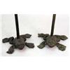 Image 7 : A GROUP OF SEVEN MEXICAN WROUGHT IRON AND TIN CANDLE HOLDERS