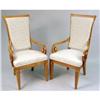 Image 1 : SIX NEOCLASSICAL-STYLE BIRCH HIGH BACK CHAIRS