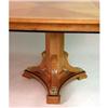 Image 2 : A NEOCLASSICAL-STYLE BRASS-MOUNTED BIRCH TWO-PEDESTAL DINING TABLE