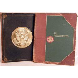 TWO OVERSIZE COPIES OF "THE PRESIDENTS: THE WHITE HOUSE GALLERY OF OFFICIAL PORTRAITS OF THE PRESIDE