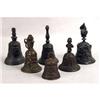 Image 1 : A GROUP OF SIX HIGHLY-ORNATE RENAISSANCE BRONZE BELLS