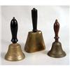 Image 1 : THREE SMALL HAND BELLS