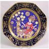 Image 7 : THREE PARCEL-GILT DECORATED PORCELAIN CHARGERS