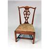 Image 5 : A MAHOGANY CHIPPENDALE SIDE CHAIR