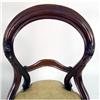 Image 4 : A PAIR OF WALNUT VICTORIAN CARVED AND MOLDED OPEN BALLOON BACK SIDE CHAIRS