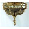 Image 2 : A LOUIS XVI STYLE GILT ROCOCO MIRRORED HANGING OPEN CORNER DISPLAY SHELVES