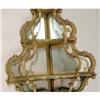 Image 3 : A LOUIS XVI STYLE GILT ROCOCO MIRRORED HANGING OPEN CORNER DISPLAY SHELVES